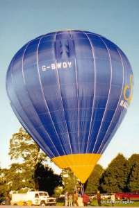 G-BWDY hot air balloon, added to the archive 27 August 2026. Photograph by G Duke