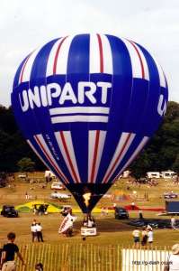G-BWEW hot air balloon, added to the archive 27 August 2026. Photograph by Mike Clarke