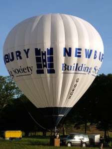 G-BWGX hot air balloon, a Cameron N-42, added to the archive 7 September 2026. Photograph by Balloon Spotters Archive