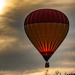 G-BWIP hot air balloon, a Cameron N-90, seen at Arrow, Warwickshire, United Kingdom on 30 May 2026. Photograph by Dave