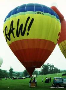 G-BWJC hot air balloon, a Cameron N-65, added to the archive 7 September 2026. Photograph by Mel Kirby
