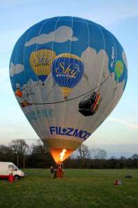 G-BWJR hot air balloon, added to the archive 27 August 2026. Photograph by Bill Teasdale