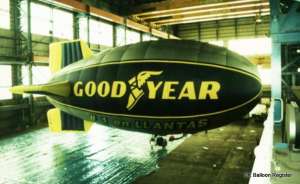 G-BWLH hot air balloon, a Lindstrand Balloons LBL HS-110. Photograph by Lindstrand Balloons