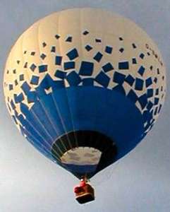 G-BWLM hot air balloon, a SKY 65-24. Photograph by George Garcia