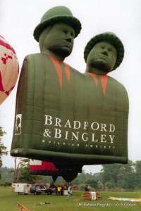 G-BWMY hot air balloon, a Cameron Bradford AND Bingley -90. Photograph by A Gibson