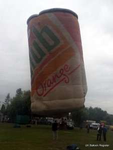 Club hot air balloon G-BWNP, a Cameron CLUB-90, added to the archive 7 September 2026. Photograph by Mark Neal