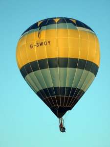 G-BWOY hot air balloon, a SKY 31-24. Photograph by Balloon Spotters Archive