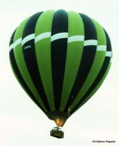 G-BWPA hot air balloon, a Cameron A-340. Photograph by Mel Kirby