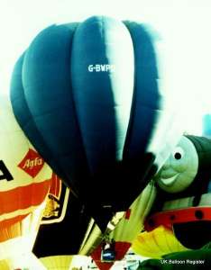 G-BWPD hot air balloon, a Cameron V-90. Photograph by Mel Kirby