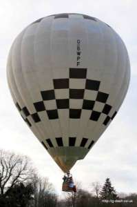 G-BWPF hot air balloon, a SKY 120-24. Photograph by Balloon Spotters Archive