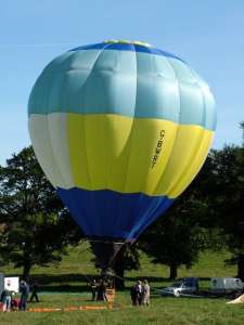 G-BWRT hot air balloon, a Cameron C-60, added to the archive 7 September 2026. Photograph by Balloon Spotters Archive