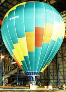 G-BWRW hot air balloon, a SKY 220-24. Photograph by Lindstrand Balloons