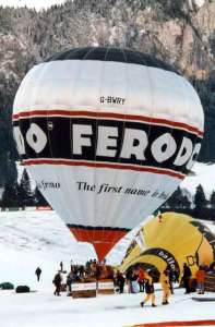 G-BWRY hot air balloon, a Cameron N-105. Photograph by Bill Teasdale