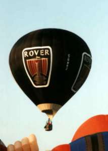 G-BWRZ hot air balloon, a Lindstrand Balloons LBL 105A. Photograph by Paul Coman