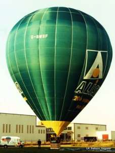 G-BWSF hot air balloon, a SKY 180-24. Photograph by Mel Kirby