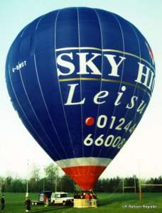 G-BWST hot air balloon, a SKY 200-24. Photograph by Mel Kirby