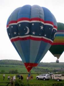 G-BWTE hot air balloon, a Cameron O-140. Photograph by Mark Stelling