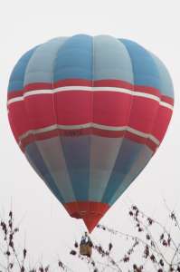 G-BWTE hot air balloon, a Cameron O-140, added to the archive 7 September 2026. Photograph by G Bann