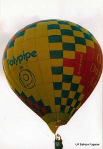 G-BWTN hot air balloon, a Lindstrand Balloons LBL 90A. Photograph by G Duke