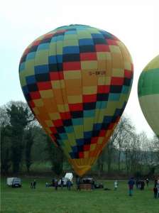 G-BWUK hot air balloon, a SKY 160-24. Photograph by Balloon Spotters Archive