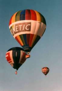G-BWUR hot air balloon, a Cameron Balloons Thunder AX10-210 S2. Photograph by Paul Coman