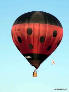 G-BWWE hot air balloon, a Lindstrand Balloons LBL 90A. Photograph by Balloon Spotters Archive