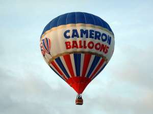 G-BWYC hot air balloon, a Cameron N-90. Photograph by Balloon Spotters Archive