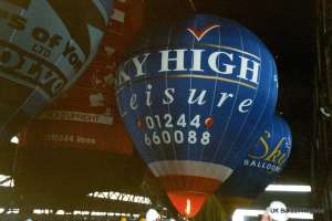 G-BWYP hot air balloon, a SKY 56-24. Photograph by G Duke