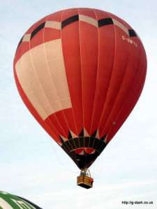 G-BWYU hot air balloon, a SKY 120-24. Photograph by Pat Whymer
