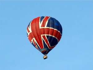 G-BWZK hot air balloon, a Cameron A-210. Photograph by Balloon Spotters Archive