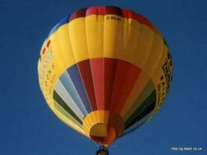 G-BXAI hot air balloon, a Cameron Balloons Colt 120A. Photograph by G Duke