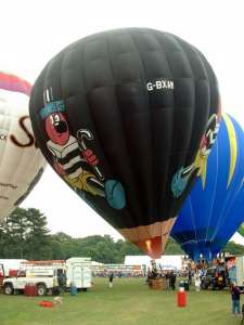 G-BXAM hot air balloon, a Cameron N-90. Photograph by Balloon Spotters Archive