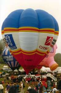 G-BXBS hot air balloon, a Cameron V-90. Photograph by G Duke