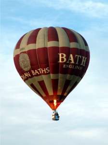 G-BXBY hot air balloon, a Cameron A-105. Photograph by Balloon Spotters Archive