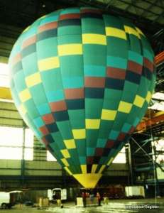 G-BXCF hot air balloon, a SKY 200-24. Photograph by Lindstrand Balloons