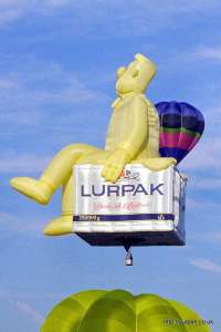 G-BXCK hot air balloon, a Cameron DOUGLAS-110. Photograph by Mike Clarke