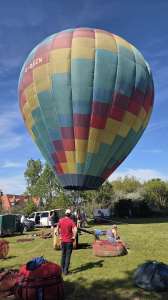 G-BXCN hot air balloon, a SKY 105-24. Photograph by Dave