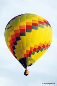 G-BXDV hot air balloon, a SKY 105-24. Photograph by Mike Clarke