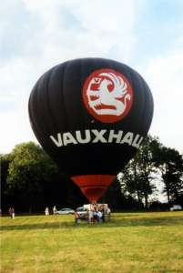 G-BXFZ hot air balloon, a SKY 65-24. Photograph by Balloon Spotters Archive