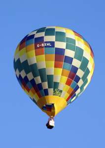 G-BXHL hot air balloon, a SKY 77-24. Photograph by Richard Gahan