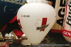 G-BXHM hot air balloon, added to the archive 27 August 2026. Photograph by G Duke
