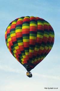 G-BXIC hot air balloon, a Cameron A-275. Photograph by Mike Clarke