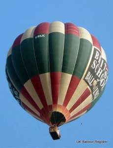 G-BXJC hot air balloon, a Cameron A-210. Photograph by Mel Kirby