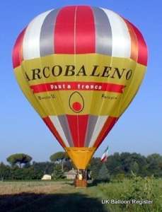 G-BXJP hot air balloon, a Cameron C-80. Photograph by slowfly.it