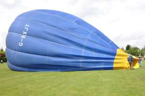 G-BXJT hot air balloon, a SKY 90-24. Photograph by Keith Bradley