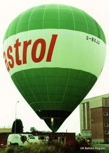 G-BXJU hot air balloon, a SKY 90-24. Photograph by Mel Kirby