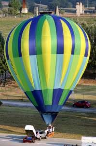 G-BXLG hot air balloon, a Cameron C-80, added to the archive 7 September 2026. Photograph by G Bann