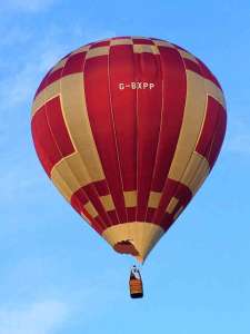 G-BXPP hot air balloon, a SKY 90-24. Photograph by Balloon Spotters Archive