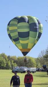 G-BXUU hot air balloon, a Cameron V-65. Photograph by Dave