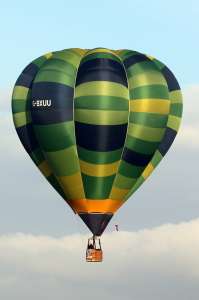 G-BXUU hot air balloon, a Cameron V-65, added to the archive 7 September 2026. Photograph by G Bann